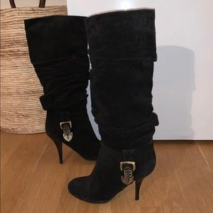 Dior Knee High Scrunch Boot
